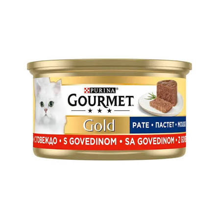 کنسرو گلد پته گورمت با طعم گوشت
